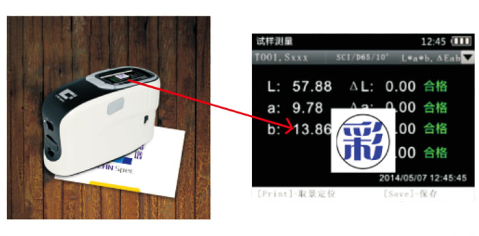 彩谱CS-580分光测色仪测量参数